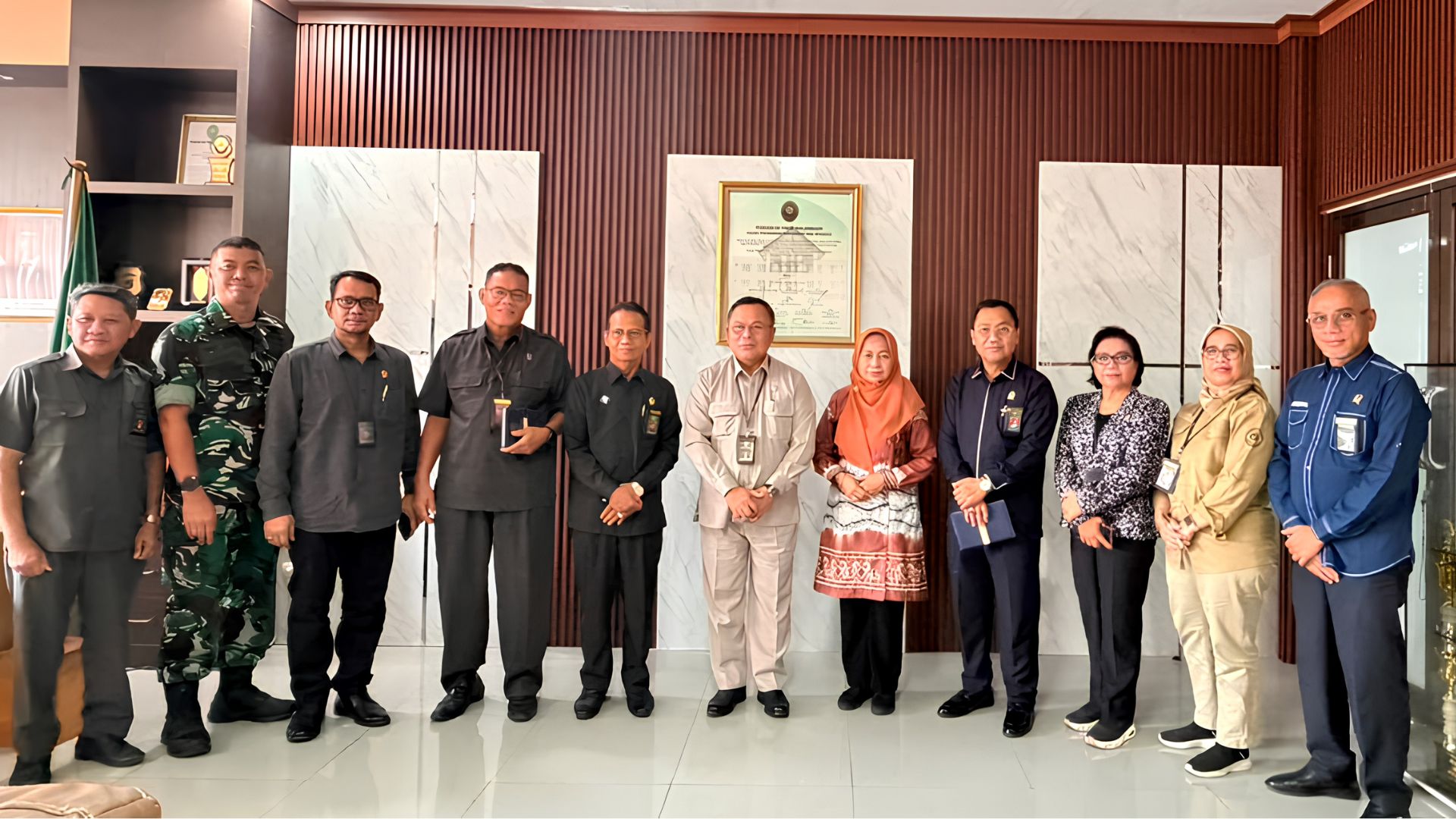 Rapat Koordinasi Persiapan Upacara Hari Ulang Tahun Ke 81 Mahkamah Agung RI Di Pengadilan Tinggi Banjarmasin