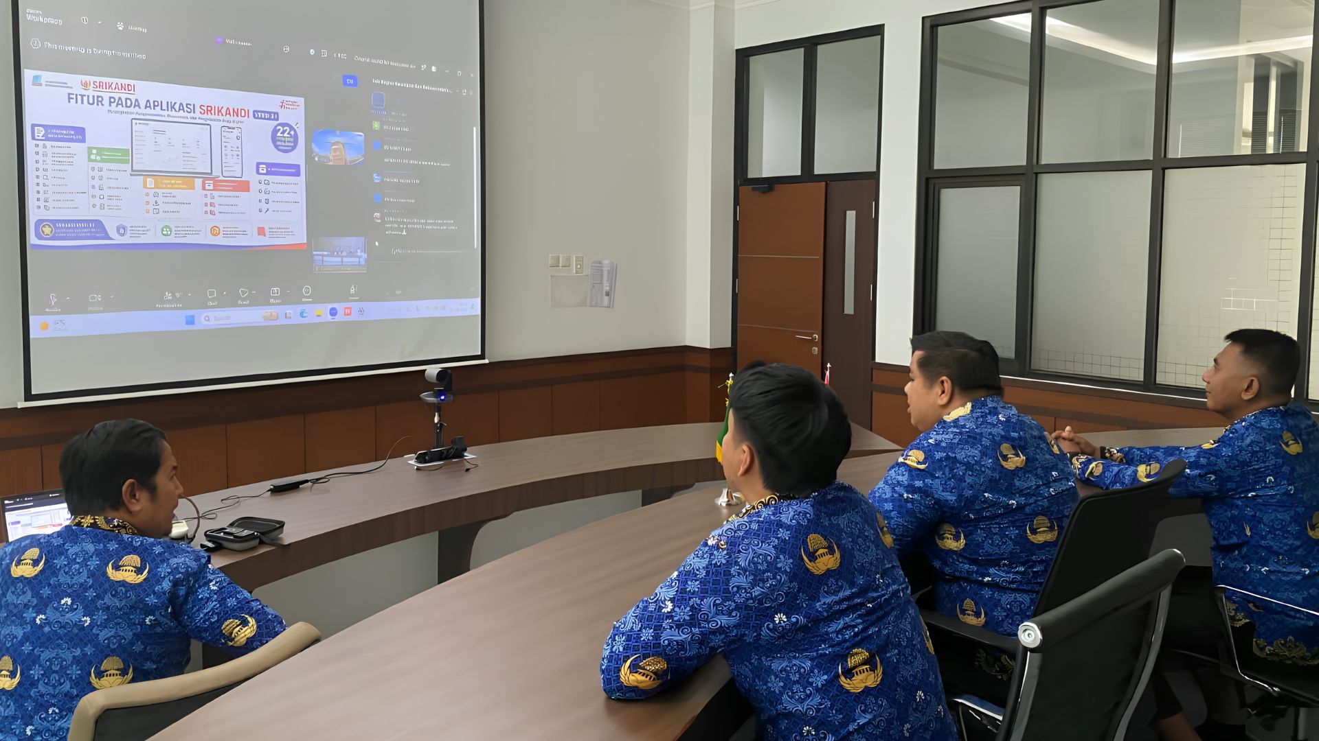 PTTUN Banjarmasin Hadiri Sosialisasi Secara Virtual tentang Penggunaan Aplikasi SRIKANDI oleh Mahkamah Agung RI