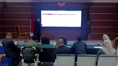 PTTUN Banjarmasin Perkuat Pembangunan ZI melalui Review LKE Area I Tahun 2026