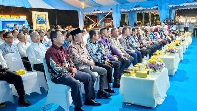 Bapak Wakil Ketua PT.TUN Banjarmasin menghadiri acara penutupan KalSel Expo Tahun 2026.