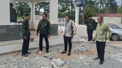 Peninjauan Pekerjaan Konstruksi Sarana Lingkungan Gedung PTUN Banjarmasin