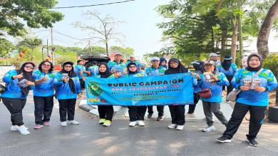 Tingkatkan Kesadaran Masyarakat, PTTUN Banjarmasin Gelar "Public Campaign" Zona Integritas di Lapangan Murjani