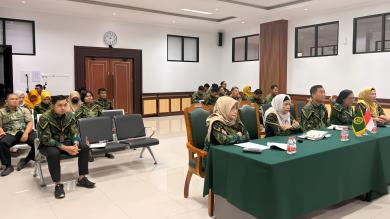 Pembinaan Direktur Jenderal Badan Peradilan Militer dan Tata Usaha Negara (Ditjen Badilmitun)